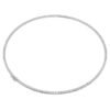 Colar Eternity Tennis com diamantes cultivados em laboratório, 7 Ct Tw, forma redonda, ouro branco de 14K Colar Eternity Tennis com diamantes cultivados em laboratório, 7 Ct Tw, forma redonda, ouro branco de 14K