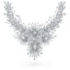 Colar Galaxy com diamantes cultivados em laboratório, 156,62 Ct no total, formas variadas, ouro branco de 18K
