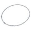 Colar Galaxy Tennis com diamantes cultivados em laboratório, 47,27 Ct no total, formas variadas, ouro branco de 18K Colar Galaxy Tennis com diamantes cultivados em laboratório, 47,27 Ct no total, formas variadas, ouro branco de 18K