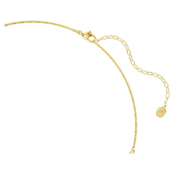 Colar Gema com cortes mistos, multicolorido, banhado a dourado Colar Gema com cortes mistos, multicolorido, banhado a dourado