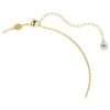 Colar Gema em Y com cortes mistos, multicolorido, banhado a dourado Colar Gema em Y com cortes mistos, multicolorido, banhado a dourado