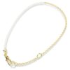 Colar Idyllia com pérolas de cristal, branco, banhado a dourado Colar Idyllia com pérolas de cristal, branco, banhado a dourado