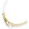 Colar Idyllia com pérolas de cristal, branco, banhado a dourado Colar Idyllia com pérolas de cristal, branco, banhado a dourado