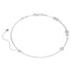 Colar Idyllia Coração com Flecha, Branco, Banhado a Ródio Colar Idyllia Coração com Flecha, Branco, Banhado a Ródio
