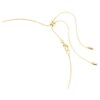 Colar Imber com cortes mistos, branco, banhado a dourado Colar Imber com cortes mistos, branco, banhado a dourado