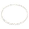 Colar Matrix com Pérolas de Cristal, Branco, Banhado a Ródio Colar Matrix com Pérolas de Cristal, Branco, Banhado a Ródio
