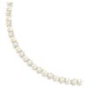 Colar Matrix Tennis com pérolas de cristal, corte redondo, branco, banhado a dourado Colar Matrix Tennis com pérolas de cristal, corte redondo, branco, banhado a dourado