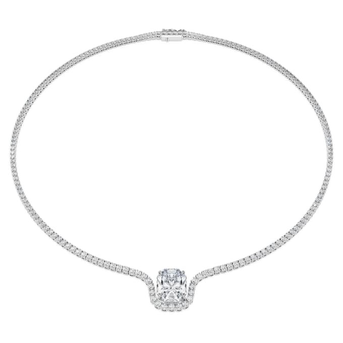 Colar Octagon com diamantes cultivados em laboratório, 12,86 Ct no total, forma octogonal, ouro branco de 18K Colar Octagon com diamantes cultivados em laboratório, 12,86 Ct no total, forma octogonal, ouro branco de 18K