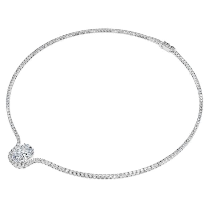 Colar Octagon com diamantes cultivados em laboratório, 12,86 Ct no total, forma octogonal, ouro branco de 18K Colar Octagon com diamantes cultivados em laboratório, 12,86 Ct no total, forma octogonal, ouro branco de 18K