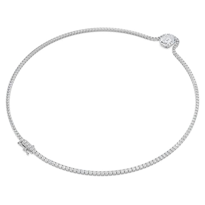 Colar Octagon com diamantes cultivados em laboratório, 12,86 Ct no total, forma octogonal, ouro branco de 18K Colar Octagon com diamantes cultivados em laboratório, 12,86 Ct no total, forma octogonal, ouro branco de 18K