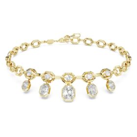 Colar octogonal com diamantes cultivados em laboratório, 12,56 Ct no total, formas variadas, ouro amarelo de 18K Colar octogonal com diamantes cultivados em laboratório, 12,56 Ct no total, formas variadas, ouro amarelo de 18K