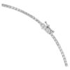 Colar octogonal com diamantes cultivados em laboratório, 19,90 Ct no total, forma octogonal, ouro branco de 18 quilates Colar octogonal com diamantes cultivados em laboratório, 19,90 Ct no total, forma octogonal, ouro branco de 18 quilates