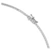 Colar octogonal com diamantes cultivados em laboratório, 37,70 Ct no total, forma octogonal, ouro branco de 18K Colar octogonal com diamantes cultivados em laboratório, 37,70 Ct no total, forma octogonal, ouro branco de 18K