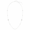 Colar «Snake Strandage» com pérolas de cristal, cortes mistos, Ano da Serpente, branco, banhado a ródio Colar «Snake Strandage» com pérolas de cristal, cortes mistos, Ano da Serpente, branco, banhado a ródio