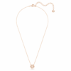 Colar Una Clover, Rosa, com banho em tom de ouro rosa Colar Una Clover, Rosa, com banho em tom de ouro rosa