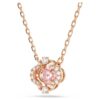 Colar Una Clover, Rosa, com banho em tom de ouro rosa Colar Una Clover, Rosa, com banho em tom de ouro rosa
