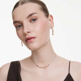 Conjunto Constella com cortes mistos, multicolorido, banhado a dourado