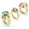 Conjunto de anéis com motivo Gema (3), multicolorido, banhado a dourado Conjunto de anéis com motivo Gema (3), multicolorido, banhado a dourado