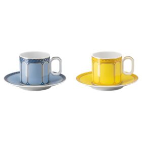 Conjunto de café expresso Signum em porcelana, multicolorido