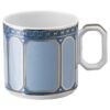 Chávena de café expresso Signum com pires, em porcelana, azul Chávena de café expresso Signum com pires, em porcelana, azul