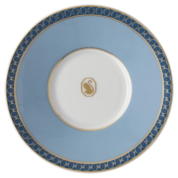 Chávena de café expresso Signum com pires, em porcelana, azul Chávena de café expresso Signum com pires, em porcelana, azul