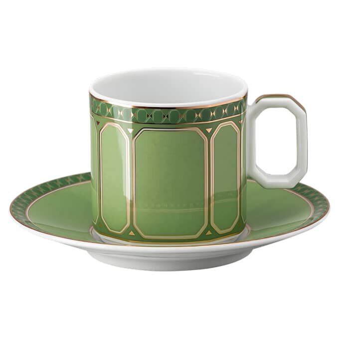 Conjunto de café expresso Signum em porcelana, multicolorido Conjunto de café expresso Signum em porcelana, multicolorido