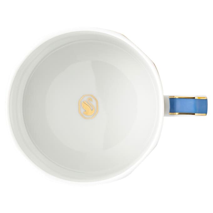 Chávena com pires Signum em porcelana, azul Chávena com pires Signum em porcelana, azul