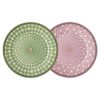 Conjunto de pratos Signum em porcelana, tamanho médio, multicolorido Conjunto de pratos Signum em porcelana, tamanho médio, multicolorido