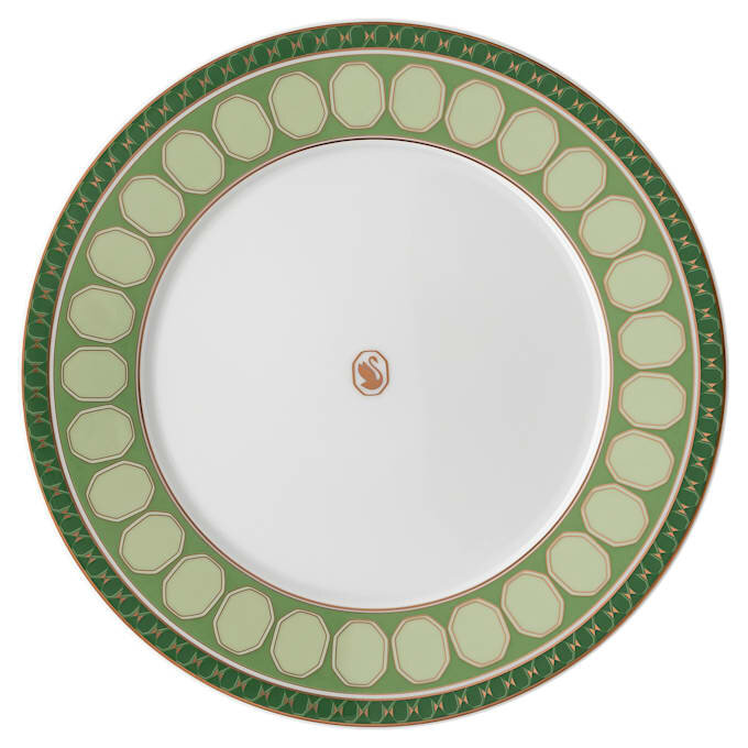 Conjunto de pratos Signum em porcelana, tamanho médio, multicolorido Conjunto de pratos Signum em porcelana, tamanho médio, multicolorido