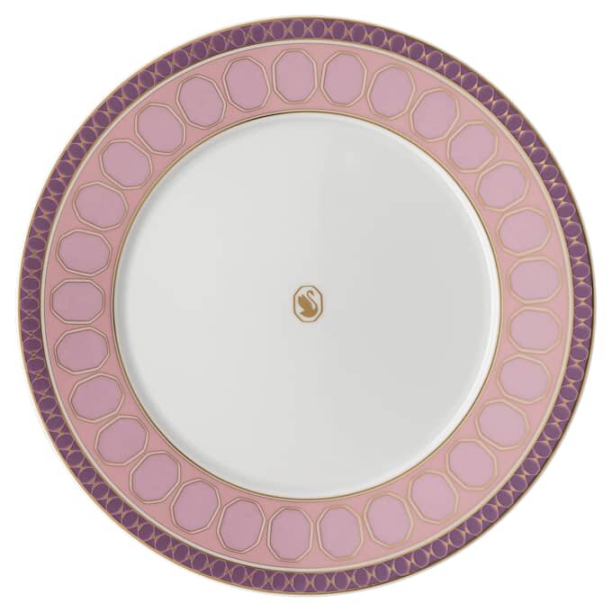 Conjunto de pratos Signum em porcelana, tamanho médio, multicolorido Conjunto de pratos Signum em porcelana, tamanho médio, multicolorido