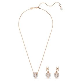 Conjunto Dragão e Fênix – Garra de Dragão, Branco, Banho de Ouro-Rosa