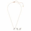 Conjunto Idyllia com cortes mistos, coração com flecha, banhado a ouro branco e rosa Conjunto Idyllia com cortes mistos, coração com flecha, banhado a ouro branco e rosa