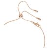 Conjunto Mesmera com corte em pêra, corte redondo, branco, banhado a ouro rosa Conjunto Mesmera com corte em pêra, corte redondo, branco, banhado a ouro rosa