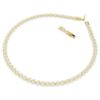 Conjunto Una Angelic, corte redondo, branco, banhado a dourado