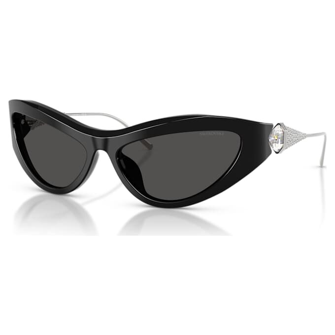 Óculos de sol com formato «Cat-Eye», SK6046, pretos Óculos de sol com formato «Cat-Eye», SK6046, pretos