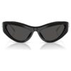 Óculos de sol com formato «Cat-Eye», SK6046, pretos Óculos de sol com formato «Cat-Eye», SK6046, pretos