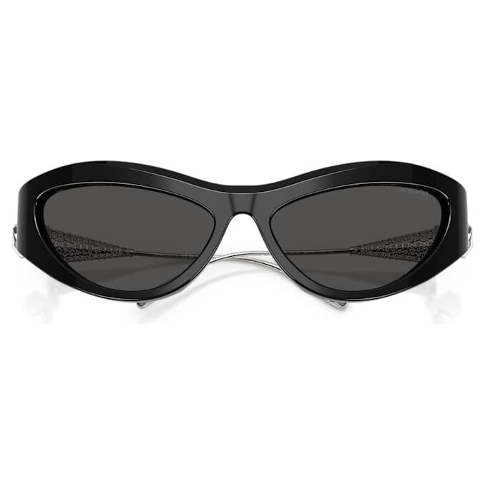 Óculos de sol com formato «Cat-Eye», SK6046, pretos Óculos de sol com formato «Cat-Eye», SK6046, pretos