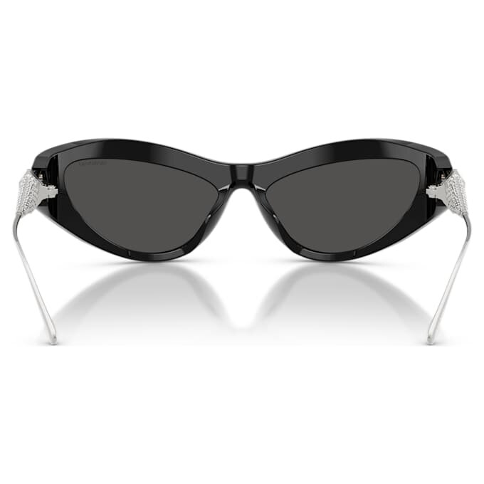 Óculos de sol com formato «Cat-Eye», SK6046, pretos Óculos de sol com formato «Cat-Eye», SK6046, pretos
