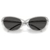Óculos de sol com formato «Cat-Eye», Sk7025, tom prateado Óculos de sol com formato «Cat-Eye», Sk7025, tom prateado