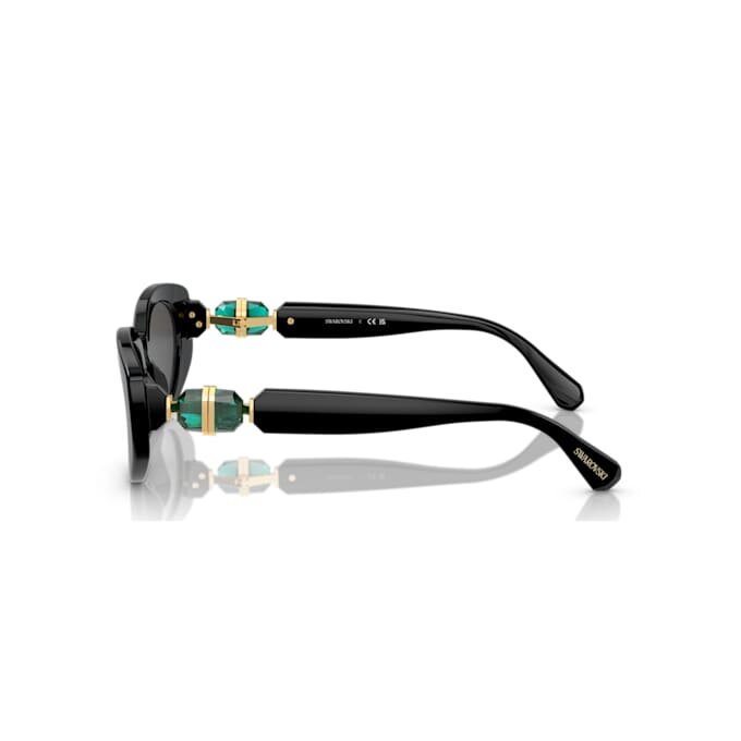 Óculos de sol com formato «olho de gato», Sk6002, pretos Óculos de sol com formato «olho de gato», Sk6002, pretos