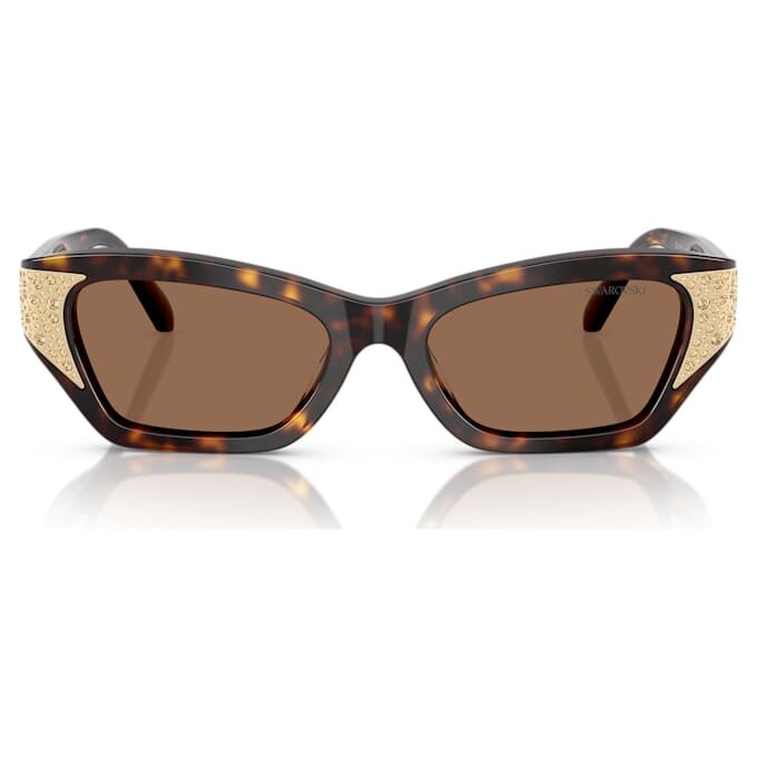 Óculos de sol com formato «olho de gato», Sk6029, castanhos Óculos de sol com formato «olho de gato», Sk6029, castanhos
