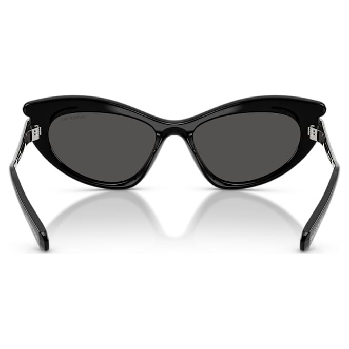 Óculos de sol com formato «olho de gato», Sk6038, pretos Óculos de sol com formato «olho de gato», Sk6038, pretos