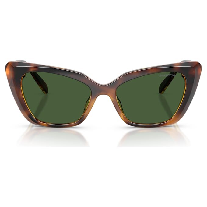 Óculos de sol com formato «olho de gato», Sk6047, castanho claro Óculos de sol com formato «olho de gato», Sk6047, castanho claro