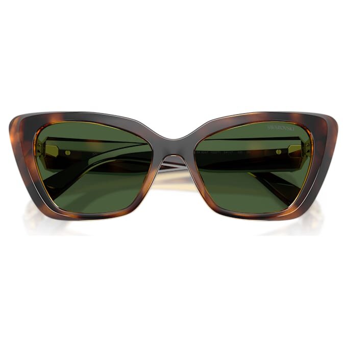 Óculos de sol com formato «olho de gato», Sk6047, castanho claro Óculos de sol com formato «olho de gato», Sk6047, castanho claro