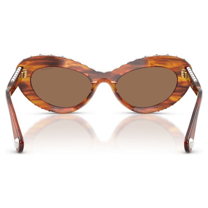 Óculos de sol com formato «olho de gato», Sk6061U, castanho Óculos de sol com formato «olho de gato», Sk6061U, castanho