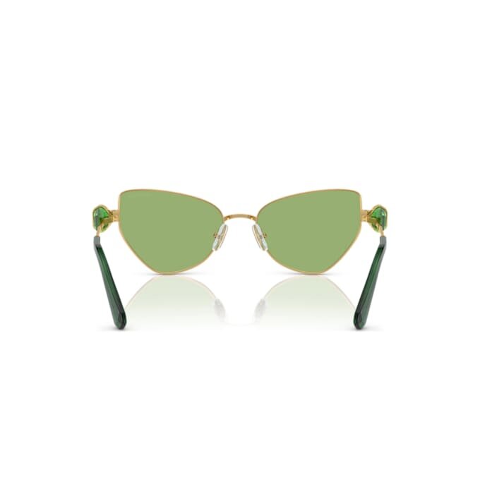 Óculos de sol com formato «olho de gato», Sk7003, verdes Óculos de sol com formato «olho de gato», Sk7003, verdes