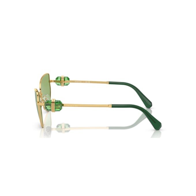 Óculos de sol com formato «olho de gato», Sk7003, verdes Óculos de sol com formato «olho de gato», Sk7003, verdes