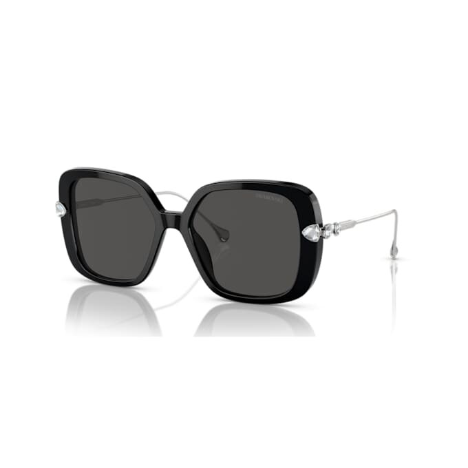 Óculos de sol oversized, formato quadrado, Sk6011, preto Óculos de sol oversized, formato quadrado, Sk6011, preto