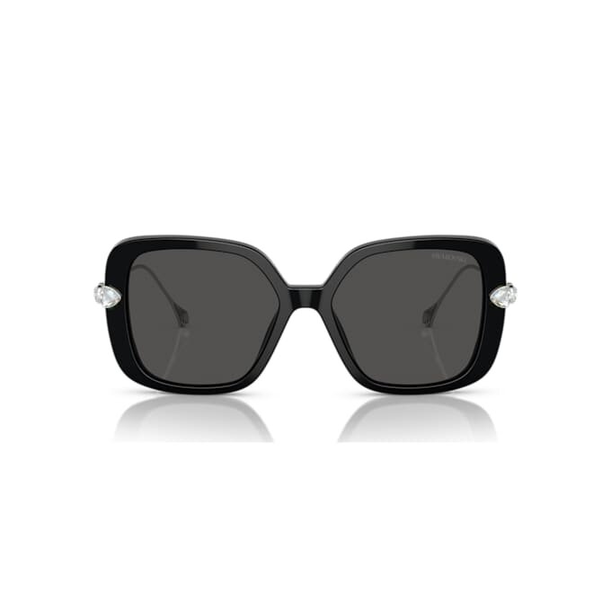Óculos de sol oversized, formato quadrado, Sk6011, preto Óculos de sol oversized, formato quadrado, Sk6011, preto