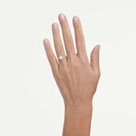 Diamantes de laboratório «Eternity», 1 Ct Tw, forma redonda, ouro branco de 14K